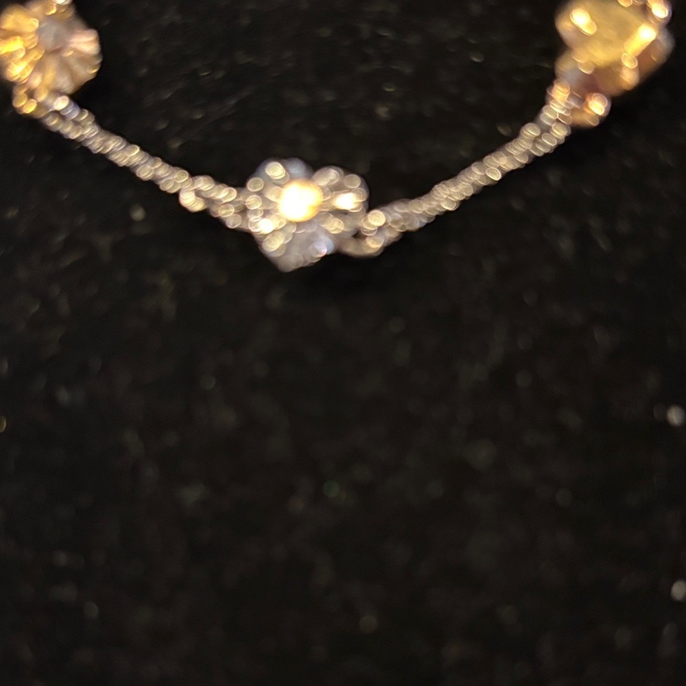 Coach Two-Tone Silver and Gold Daisy & Heart Link Bracelet - Picture 4 of 4